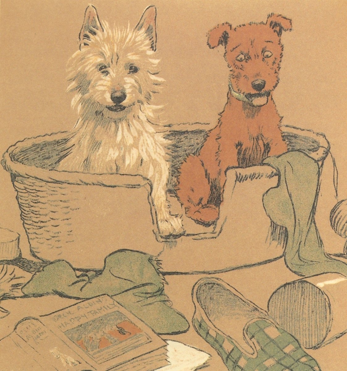 Cecil Aldin - Mac (1912) - 25 Public Domain Images | Dimensions 1012 x 1080 pixels