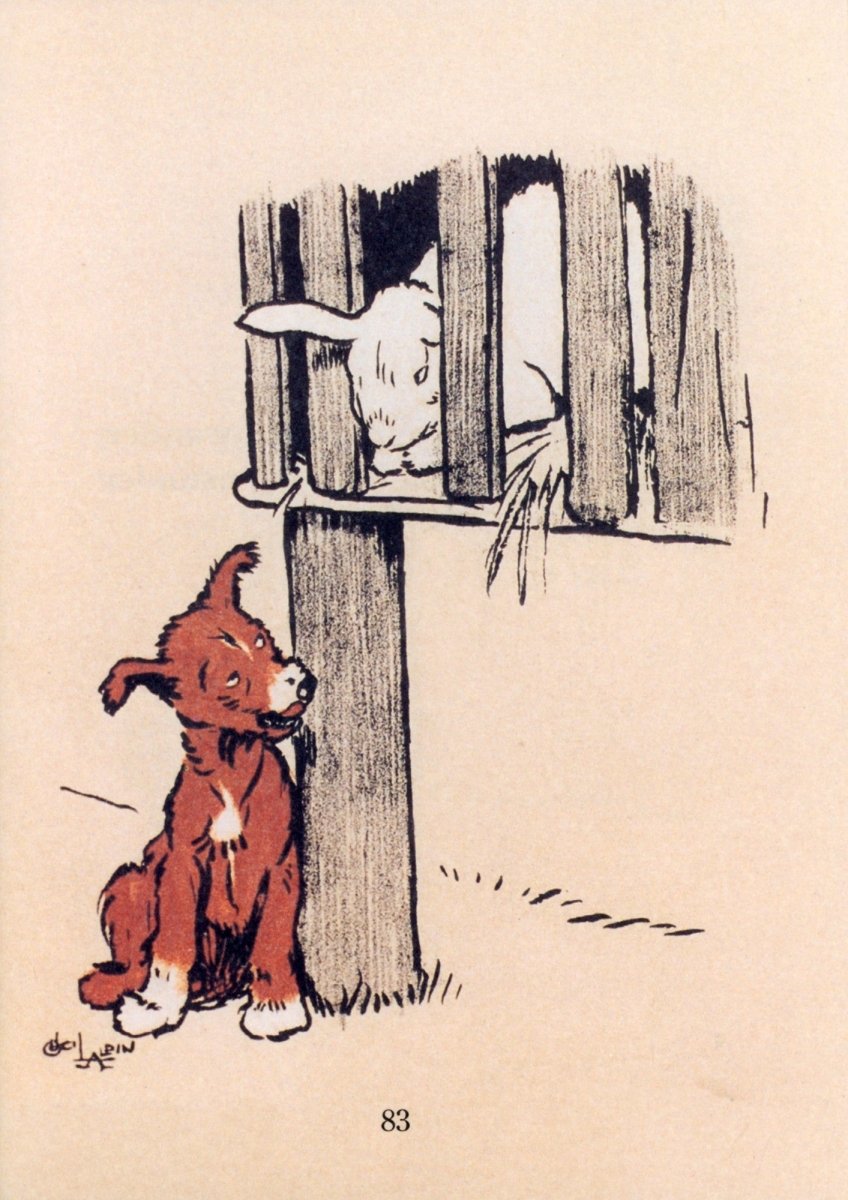 Merry Puppy Book (1913) - Cecil Aldin - Public Domain Images | Dimensions 2832 x 4008 pixels