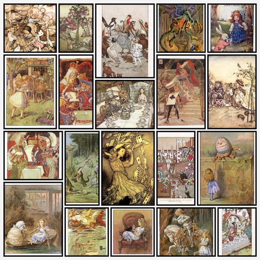 Alice in Wonderland Illustrators 181 High Resolution Images | A snapshot of some of the images