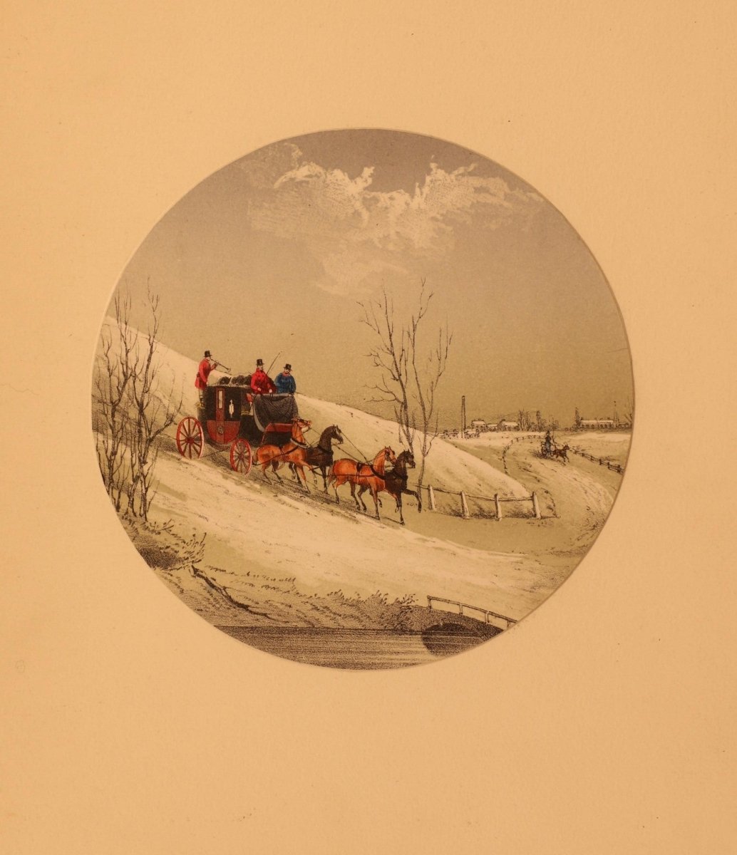 Coaching Scenes 1829 - Henry Alken - 10 images | Dimensions 3360 x 3900 pixels