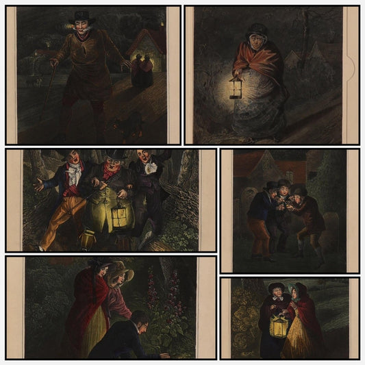 Country Evenings 1829 - Henry Alken - 6 images | A snapshot of the images