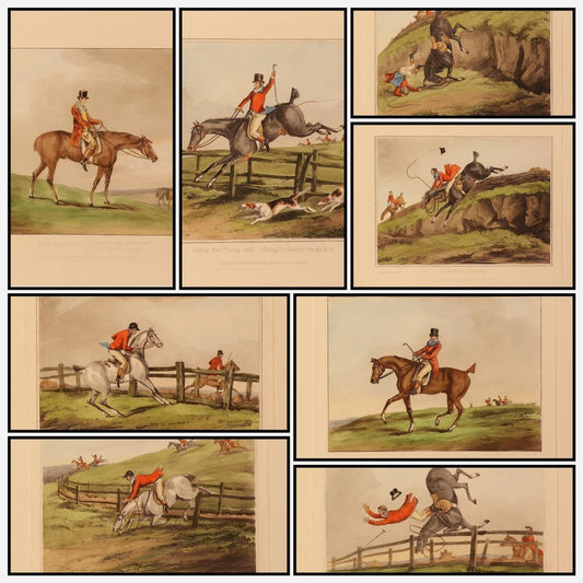 Doing the thing & the thing Done 1818 - Henry Alken | A snapshot of the images