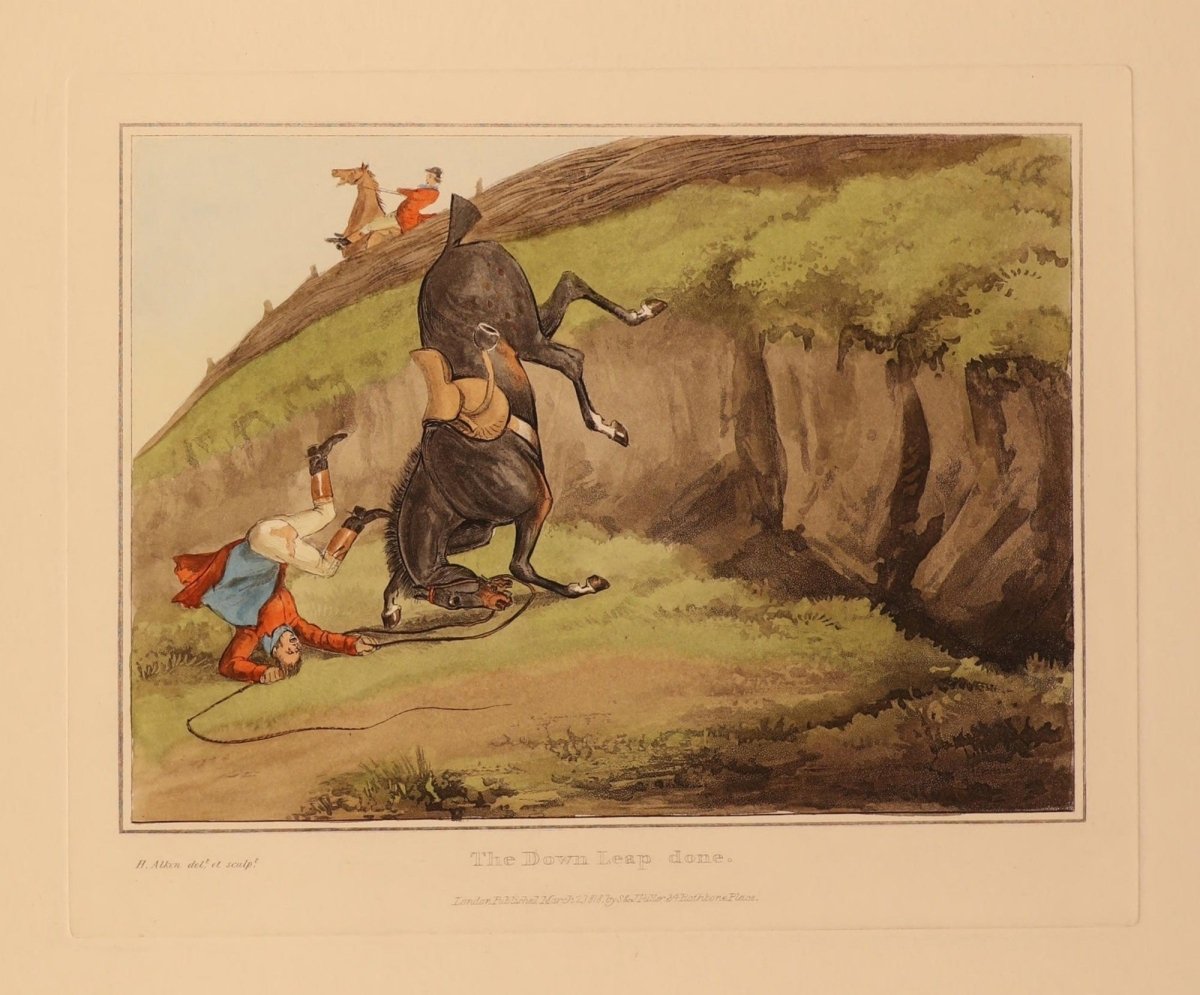 Doing the thing & the thing Done 1818 - Henry Alken | Dimensions 2748 x 2280 pixels