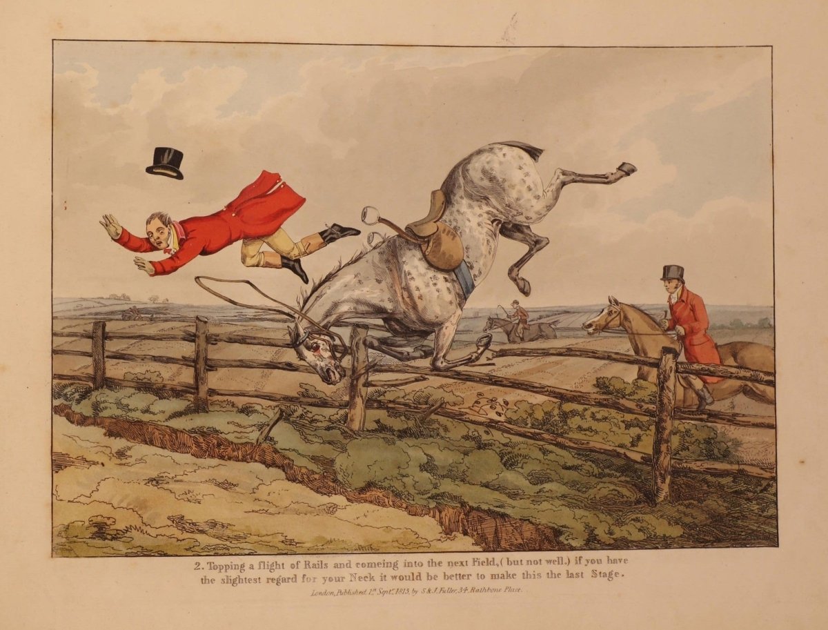 Qualified Horses and Unqualified Riders 1815 - Henry Alken | Dimensions 3348 x 2548 pixels