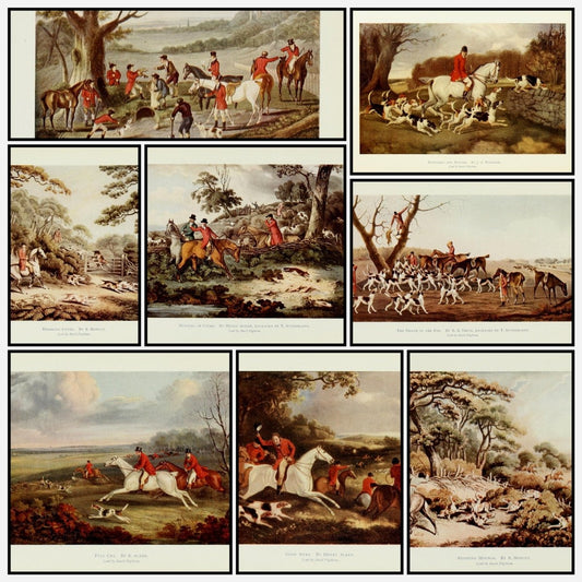 The Life of a Fox 1920 - Henry Alken et al - 8 images | A snapshot of the images