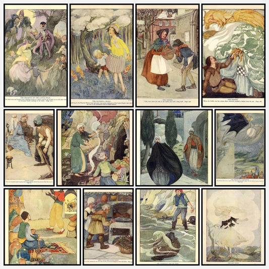 The Mammoth Wonder Book 1935 - Anne Anderson - 16 images | A snapshot of some of the images