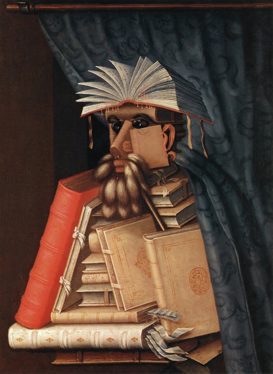 Giuseppe Arcimboldo - The Librarian 1566 | Dimensions 4408 x 6032 pixels