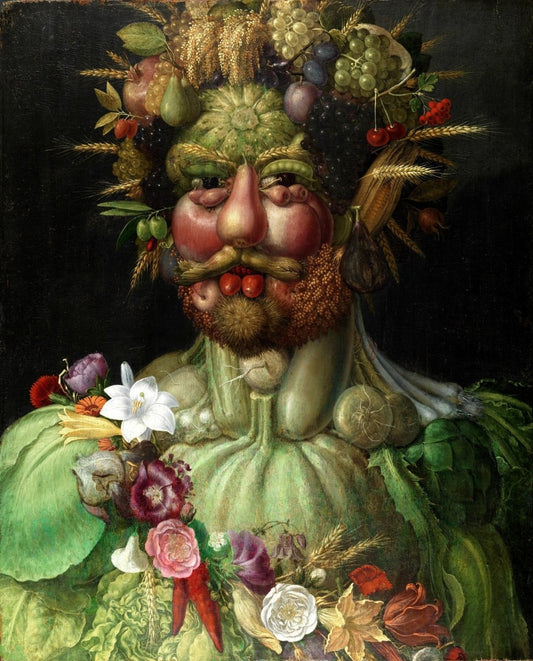 Giuseppe Arcimboldo - Vertumnus, the god of the seasons | Dimensions 11795 x 14623 pixels