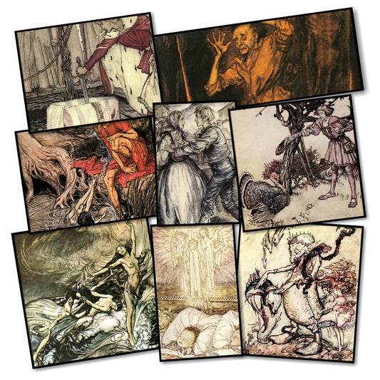 Arthur Rackham Public Domain Illustrations to Download | Digital Download - 324 images