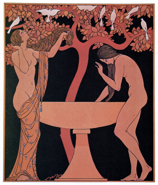 George Barbier (1882-1932) - Les Chansons de Bilitis c1922 | Dimensions 4570 x 5340 pixels