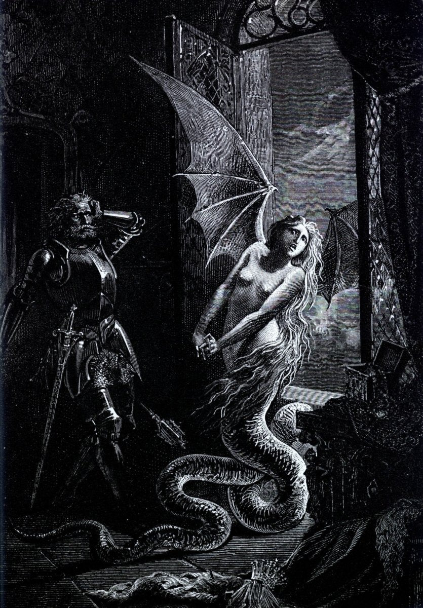 Émile-Antoine Bayard (1837-1891) - Mélusine 1870 | Dimensions 5562 x 7992 pixels