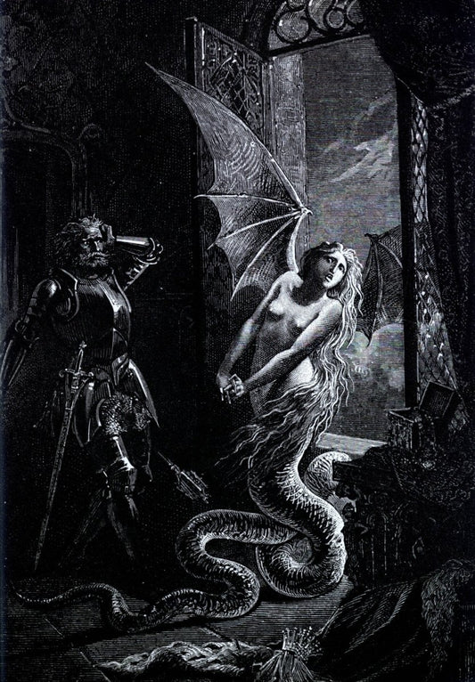 Émile-Antoine Bayard (1837-1891) - Mélusine 1870 | Dimensions 5562 x 7992 pixels