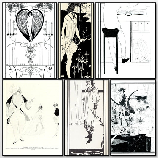 Aubrey Beardsley (1909) - 6 Public Domain Images | A snapshot of the images