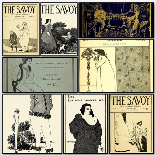 Savoy Magazine Images (1896) - Aubrey Beardsley - 37 Images | A snapshot of some of the images