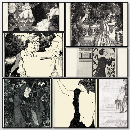 Under the Hill 1903 - Aubrey Beardsley Public Domain Images | A snapshot of some of the images