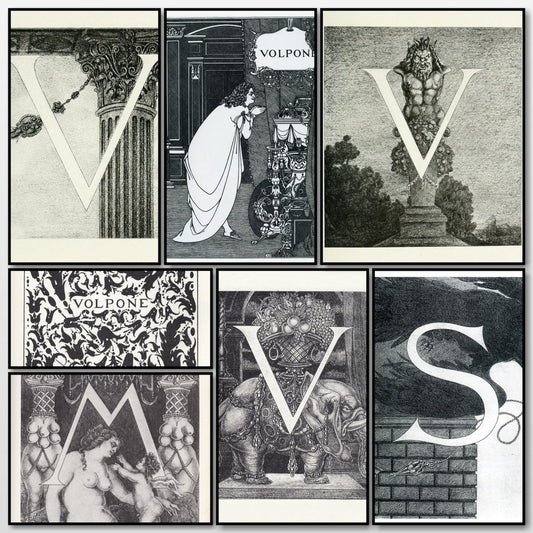 Volpone (1898) - Aubrey Beardsley - 7 Public Domain Images | A snapshot of the images