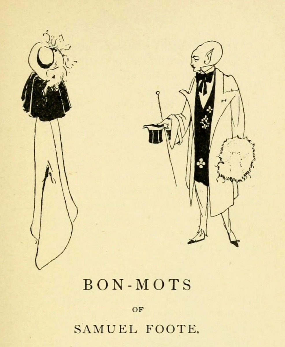 Bon-mots (1894) - Aubrey Beardsley - 42 Public Domain Images | Dimensions 1191 x 1449