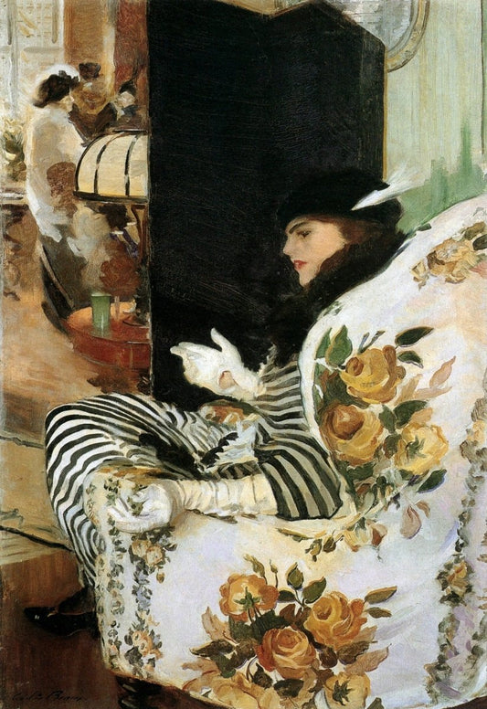 Cecilia Beaux (1855-1942) - After the Meeting 1914 | Dimensions 3735 x 5436 pixels