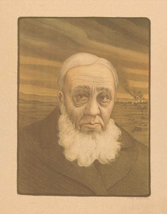 Paul Berthon - Portrait of Paul Kruger 1895 | Dimension 4664 x 5984 pixels