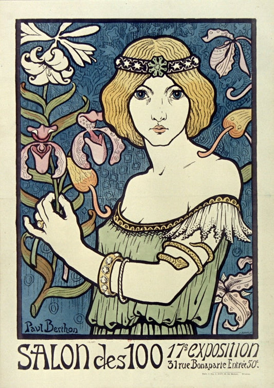 Paul Berthon - Salon des Cent 1895 | Dimensions 4808 x 6816 pixels