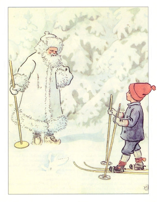 Elsa Beskow (1874-1953) - From Ollie's Ski Trip 1907 | Dimensions 4501 x 5775 pixels