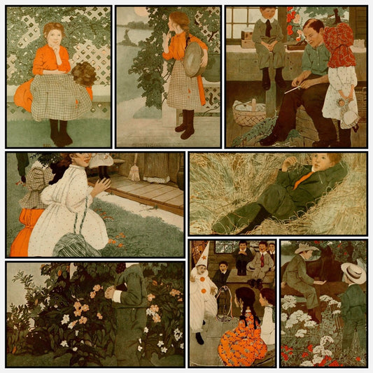 The Orphan Annie Book 1908 - Ethel Franklin Betts - 8 images | A snapshot of the images