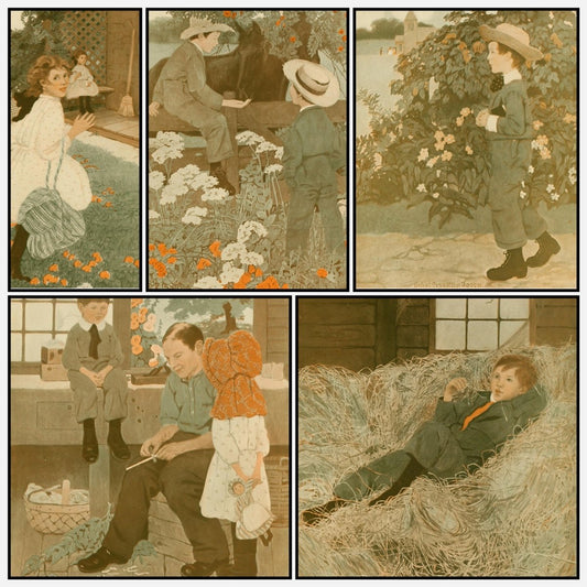 The Boy lives on our Farm 1911 - Ethel Franklin Betts | A snapshot of the images