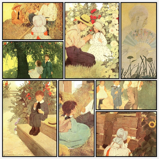 The Raggedy Man 1907 - Ethel Franklin Betts - 8 images | A snapshot of the images