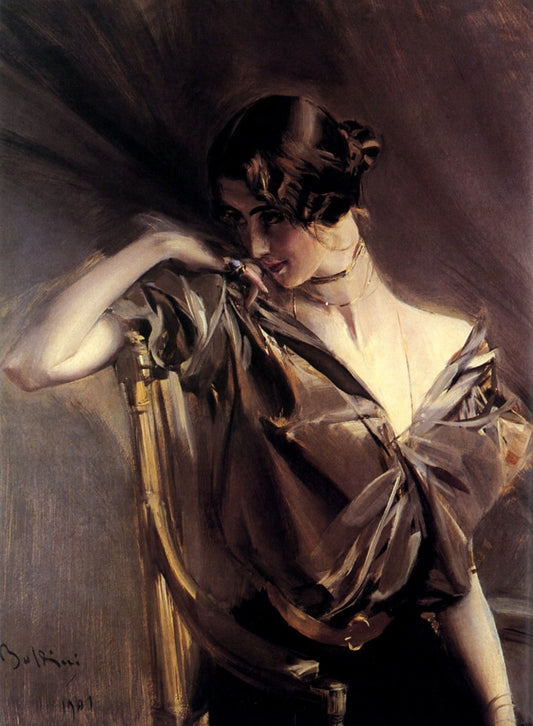 Giovanni Boldini (1842-1931) - Cleo de Merode 1901 | Dimensions 5040 x 6867 pixels