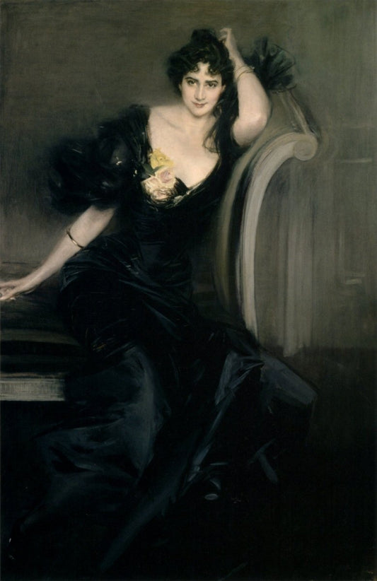 Giovanni Boldini (1842-1931) - Lady Colin Campbell 1897 | Dimensions 3624 x 5592 pixels