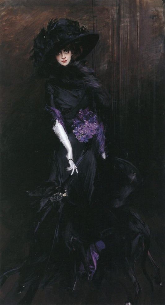 Giovanni Boldini (1842-1931) - Marchesa Casati 1908 | Dimensions 3015 x 5580 pixels