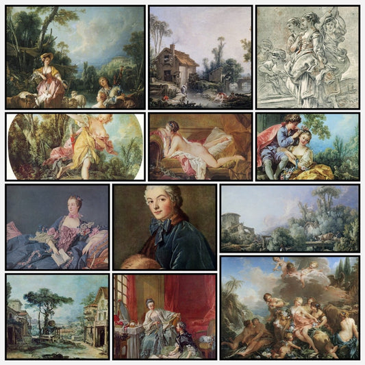 François Boucher Public Domain Images to Download | A snapshot of some of the images
