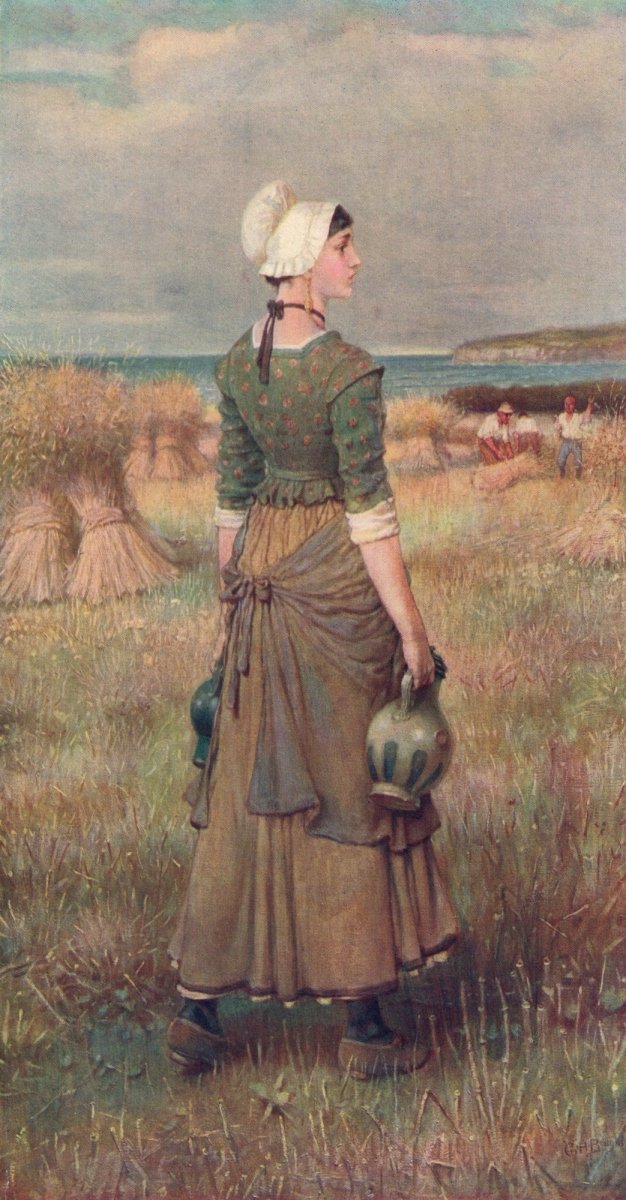 George H. Boughton - Evangeline 1881 | Dimensions 3420 x 6560 pixels