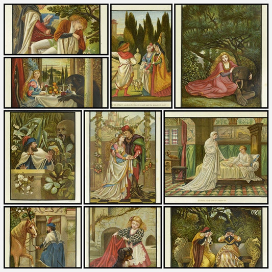 Beauty and the Beast 1875 - Eleanor Vere Boyle - 10 images | A snapshot of the images