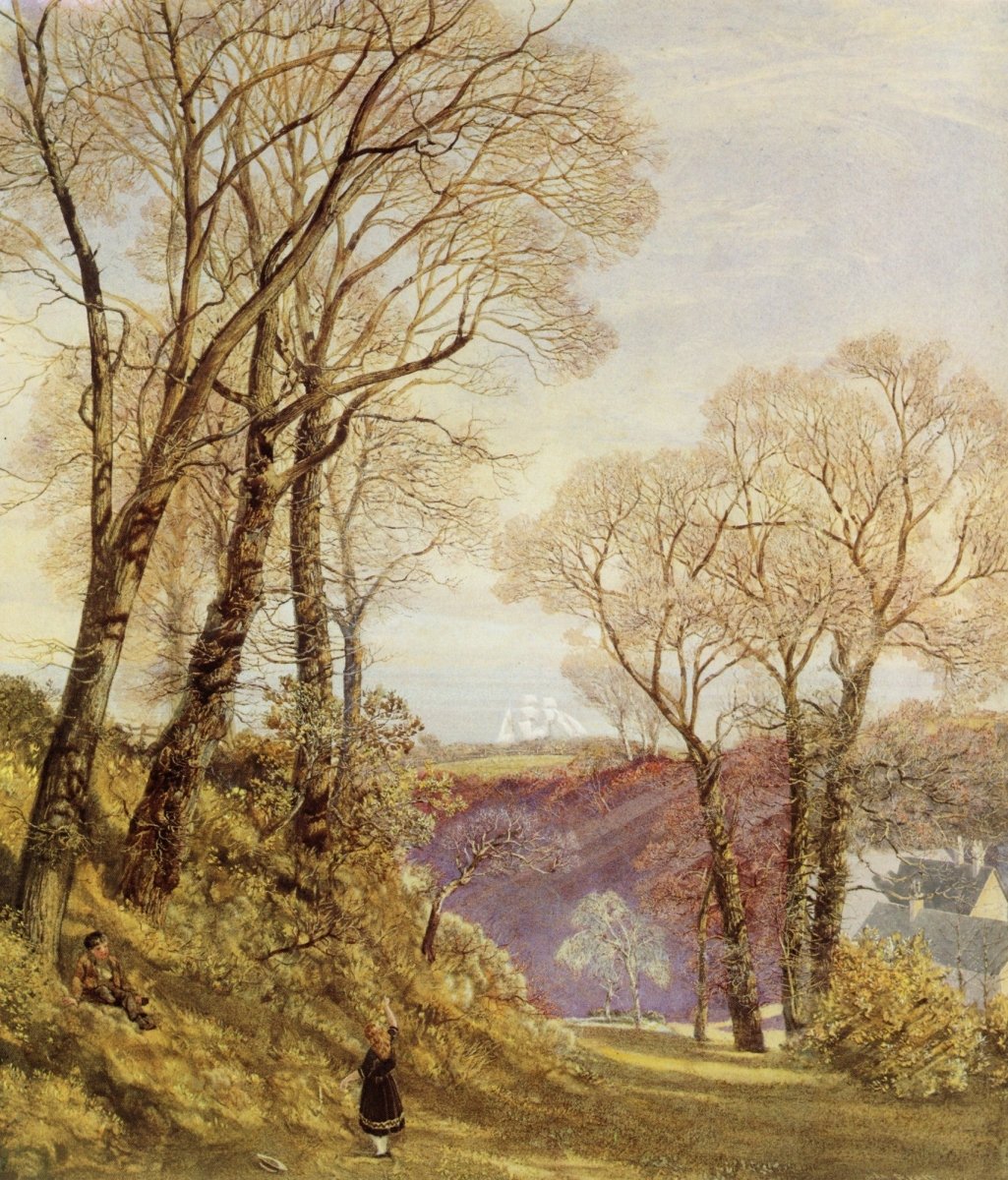 John Brett - February in the Isle of Wight 1866 | Dimensions 4590 x 5370 pixels