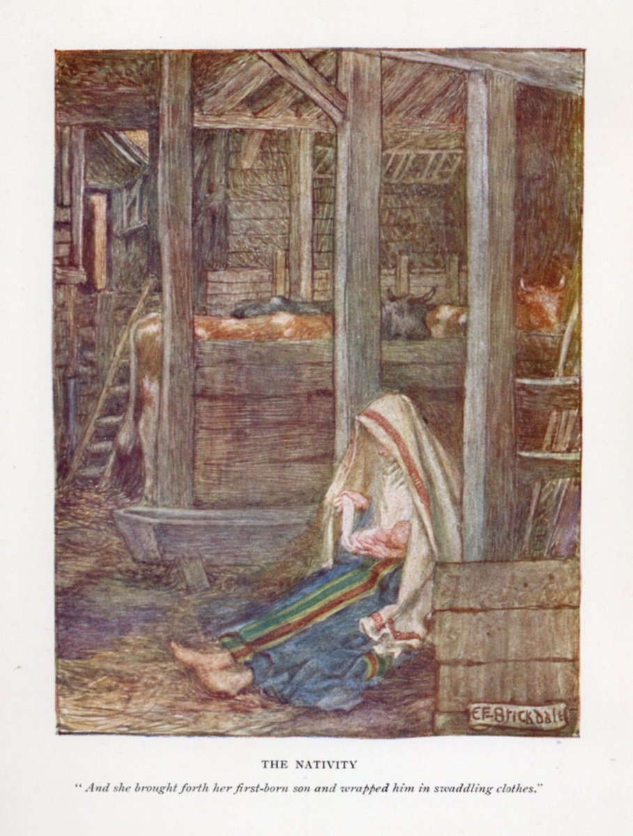 A Child's Life of Christ 1906 - Eleanor Fortescue-Brickdale - 8 images | Dimensions 2820 x 3726 pixels