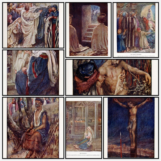 A Child's Life of Christ 1906 - Eleanor Fortescue-Brickdale - 8 images | A snapshot of the images