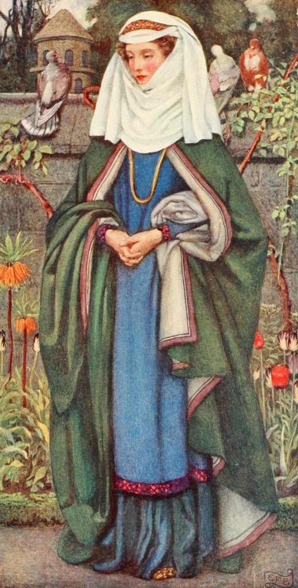 Idylls of the King 1913 - Eleanor Fortescue-Brickdale - 21 images | Dimensions 1095 x 2160 pixels