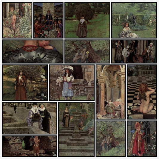 Old English Songs & Ballads - Eleanor Fortescue-Brickdale | A snapshot of some of the images