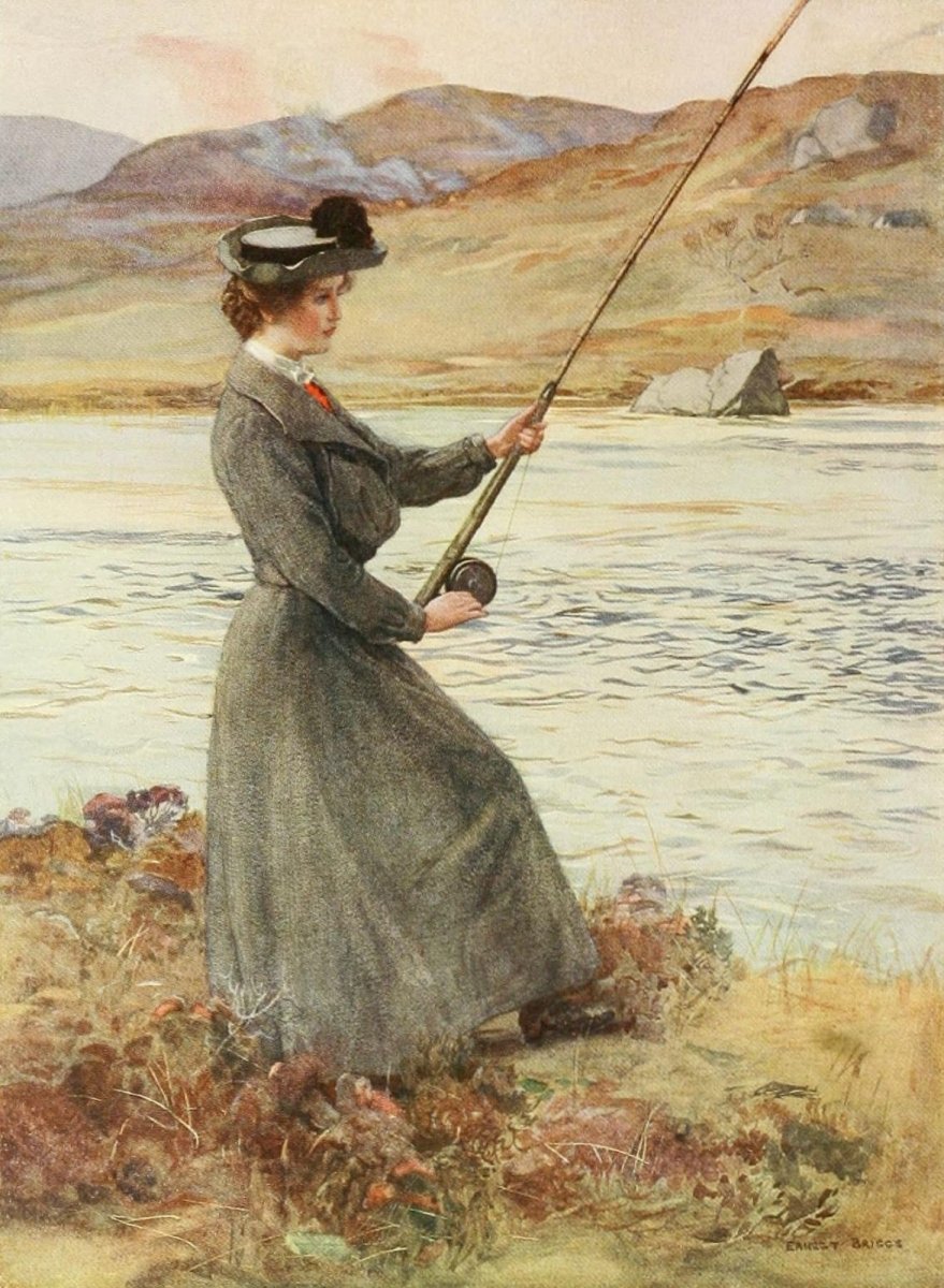 Angling & Art in Scotland 1908 - Ernest Briggs - 32 images | Dimensions 123 x 1806 pixels