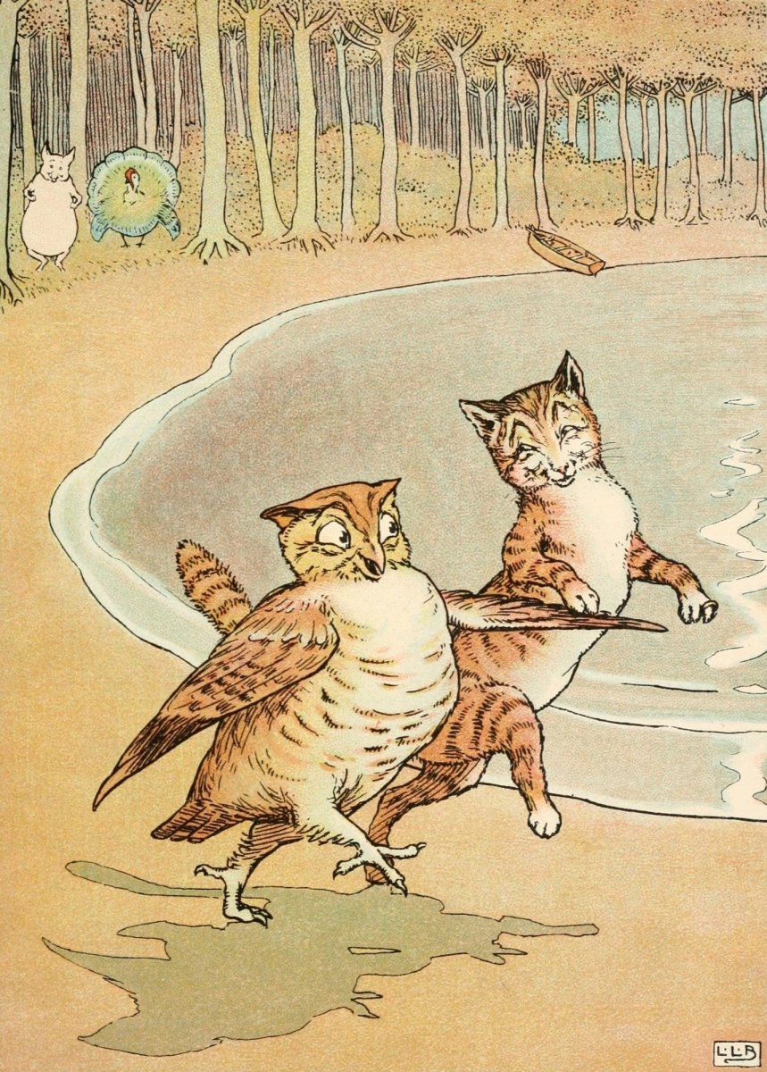 The Jumblies 1910 - L. Leslie Brooke - 7 images | Dimensions 1955 x 2730 pixels