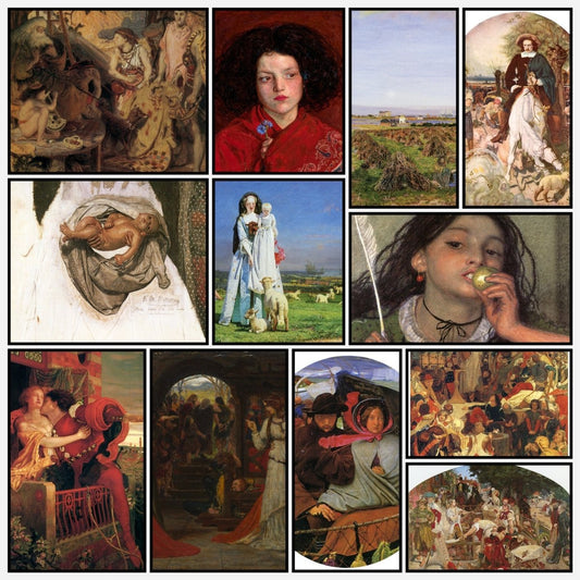 Ford Madox Brown Paintings in the Public Domain | A snapshot of some of the images