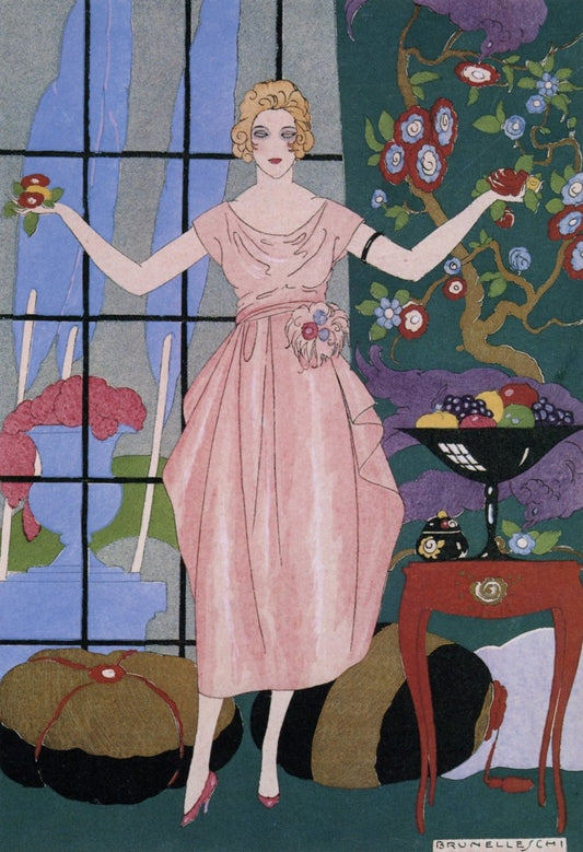 Umberto Brunelleschi (1879-1949) - Pompadour 1919 | Dimensions 4362 x 6372 pixels