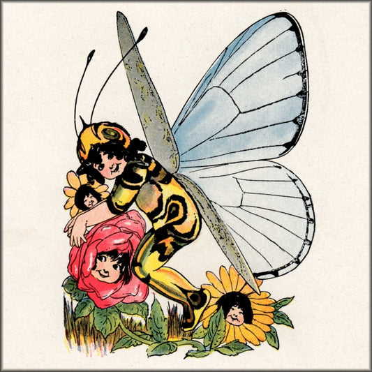 Marion T Ross Public Domain Images to Download | Butterfly Babies (1914) - 63 images