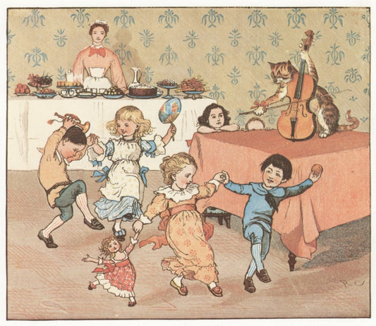 Hey Diddle Diddle & Baby Bunting 1882 - Randolph Caldecott | Dimensions 4504 x 3904 pixels