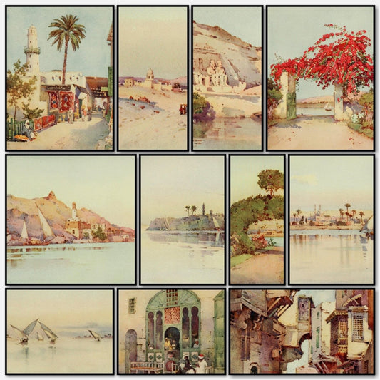 The Banks of the Nile 1913 - Ella du Cane - 60 images | A snapshot of some of the images