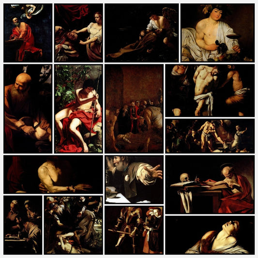 Caravaggio Public Domain Images to Download | A snapshot of some of the images
