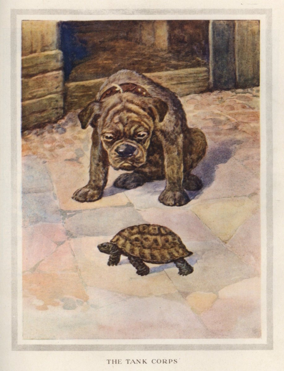 The Tank Corps (from the Chatterbox Annual 1926) | Dimensions 3598 x 4704 pixels