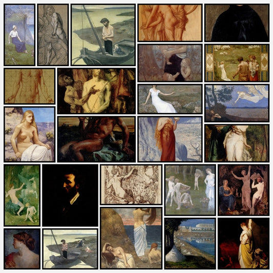 Pierre Puvis de Chavannes Public Domain Images to Download | A snapshot of some of the images