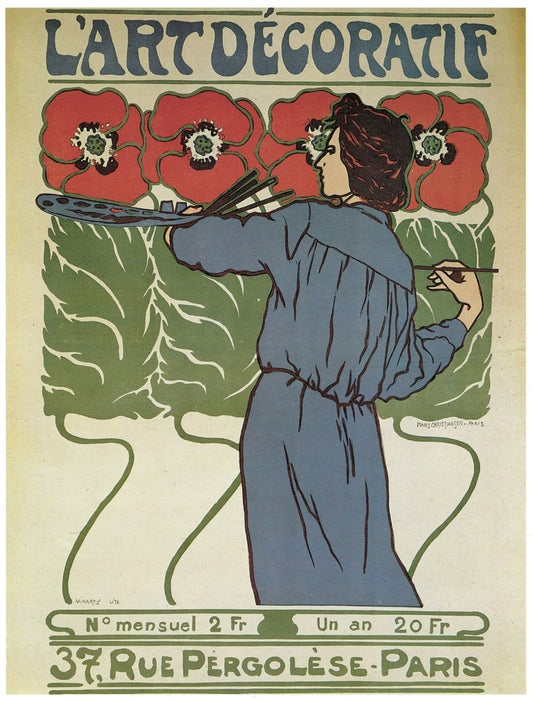 Hans Christiansen (1866-1945) - L'Art Decoratif | Dimensions 4725 x 6214 pixels